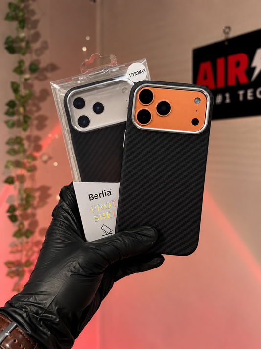 Black Carbon iPhone Case – Dark Luxury Aesthetic