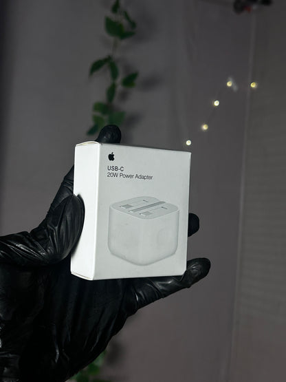 Apple 20W  Fast Charger + Free Braided Cable— Stop Risking Your Battery Health