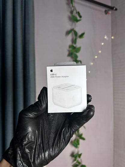 Apple 20W  Fast Charger + Free Braided Cable— Stop Risking Your Battery Health