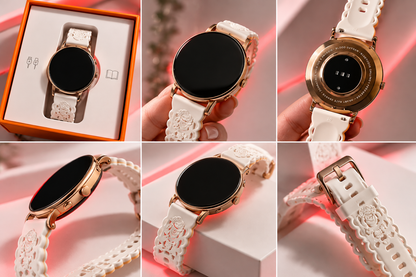 Ellva Smart Watch – HD AMOLED Display | Health Tracking & Aura Fit