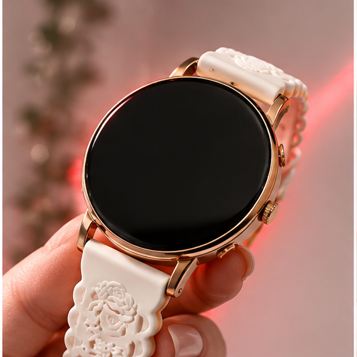 Ellva Smart Watch – HD AMOLED Display | Health Tracking & Aura Fit